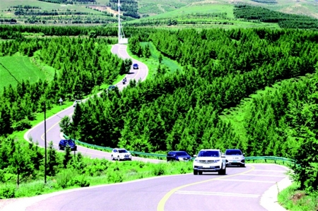 <br>          ■张家口草原天路经过系统性改造焕然一新<br><br>        