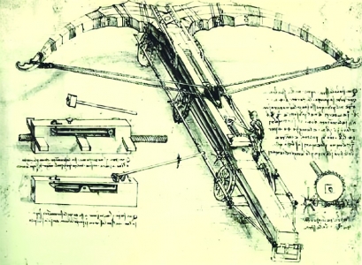 <br>          ■《巨弩设计草图》达·芬奇<br><br>        