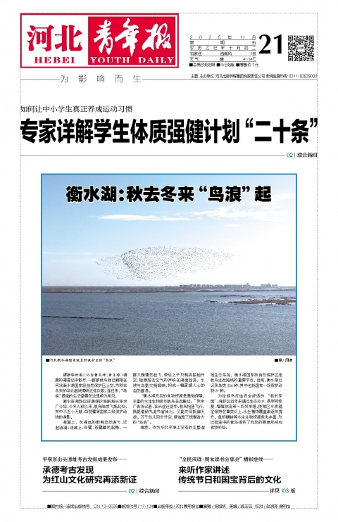 河北青年报2025年11月21日头版