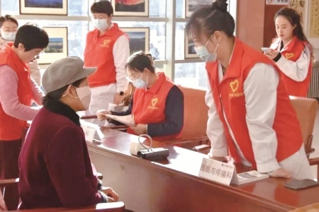 <br>          ■健康义诊活动现场<br><br>        