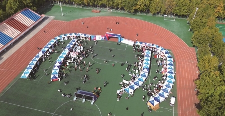 <br>          ■社会实践成果展现场航拍图<br><br>        