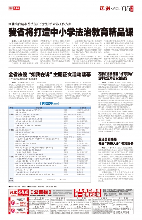 河北青年报2026年01月06日头版