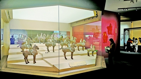 <br>          ■中国国家博物馆“跃马扬鞭——马年新春文化展”现场<br><br>        