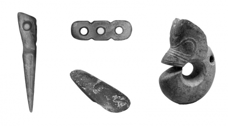 <br>          ■河北张家口市郑家沟红山文化遗址1号积石冢出土的部分玉器（资料照片）<br><br>        