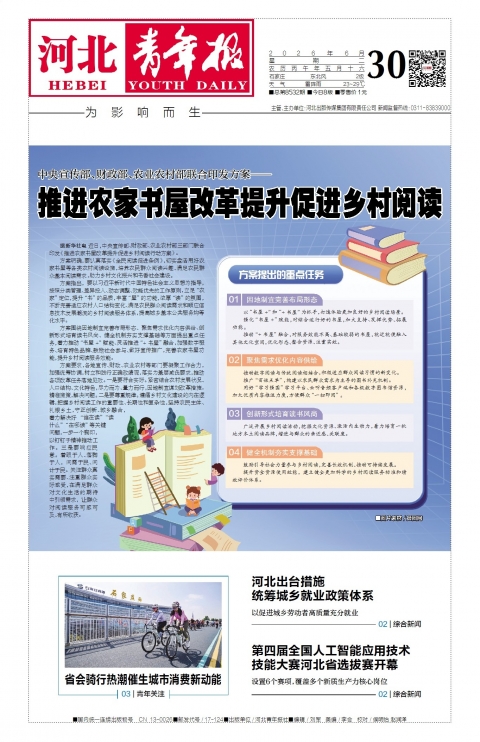 河北青年报2026年06月30日头版