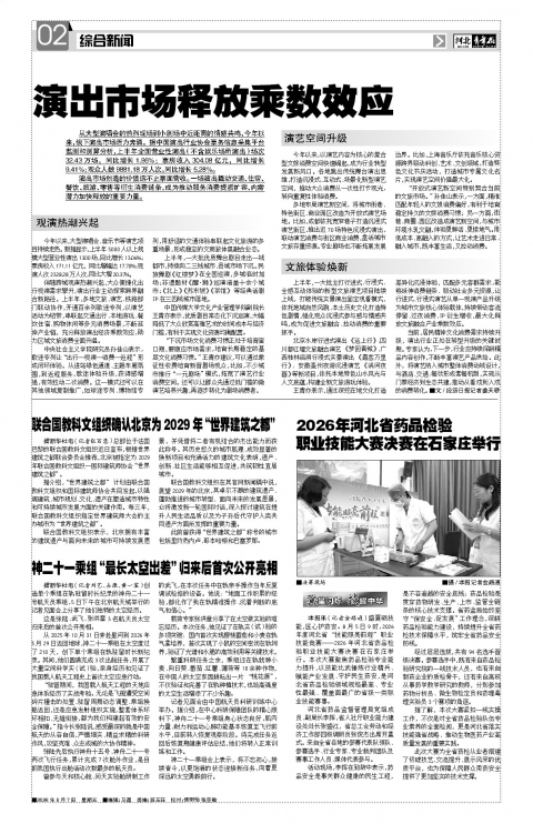 河北青年报2026年08月07日头版