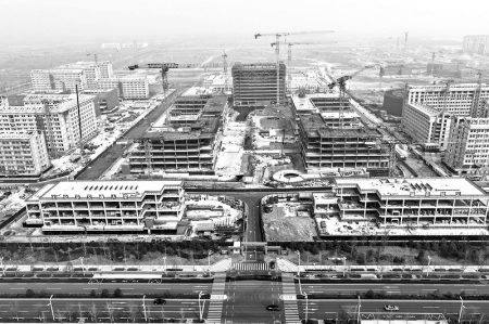 <br>          ■北京交通大学雄安校区建设现场（无人机照片）<br><br>        