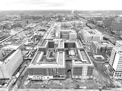 <br>          ■北京科技大学雄安校区建设现场（无人机照片）<br><br>        